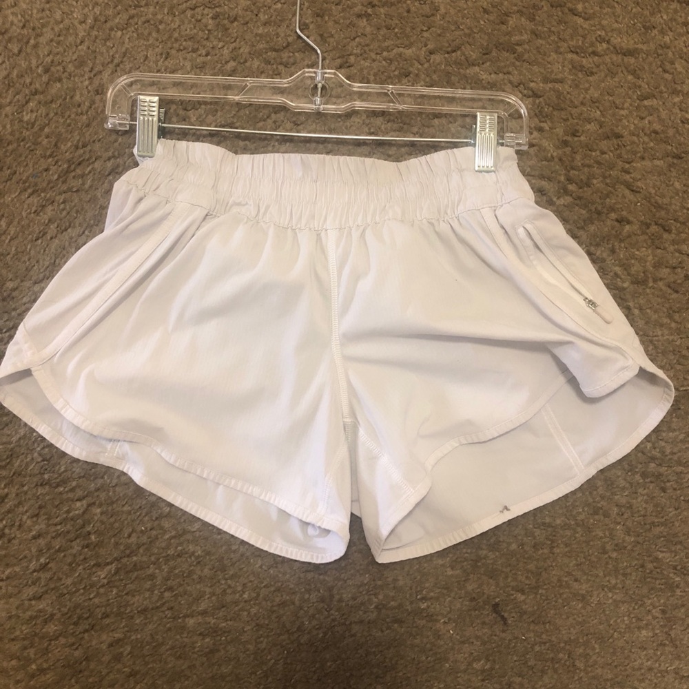 lululemon athletica White Women's Athletic Running Shorts Size 8